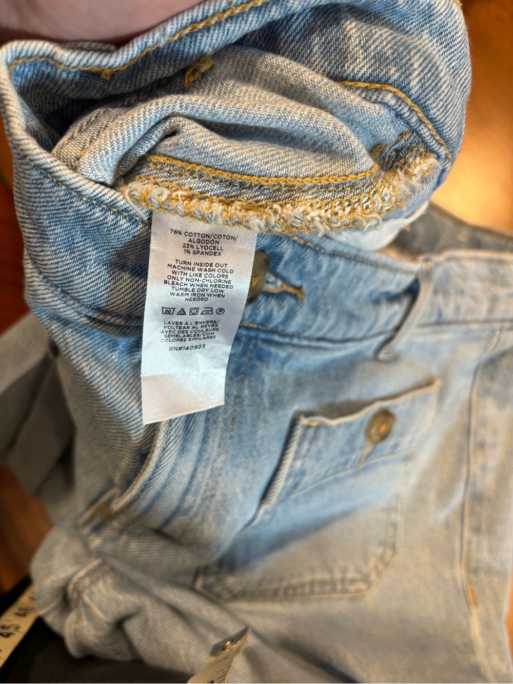 LOFT Palmer wide leg jeans 4 - Picture 6 of 8